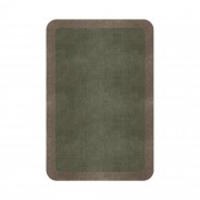 BORDER ATELIER SAGE TAUPE ROUNDED EDGE AREA RUG