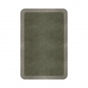 BORDER ATELIER SAGE TAUPE ROUNDED EDGE AREA RUG BORDER ATELIER SAGE TAUPE ROUNDED EDGE AREA RUG