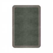 BORDER ATELIER SAGE GREEN ROUNDED EDGE AREA RUG BORDER ATELIER SAGE GREEN ROUNDED EDGE AREA RUG