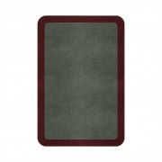 BORDER ATELIER SAGE GREEN ROUNDED EDGE AREA RUG BORDER ATELIER SAGE GREEN ROUNDED EDGE AREA RUG