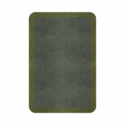 BORDER ATELIER SAGE GREEN ROUNDED EDGE AREA RUG BORDER ATELIER SAGE GREEN ROUNDED EDGE AREA RUG