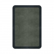 BORDER ATELIER SAGE GREEN ROUNDED EDGE AREA RUG
