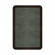 BORDER ATELIER SAGE GREEN ROUNDED EDGE AREA RUG BORDER ATELIER SAGE GREEN ROUNDED EDGE AREA RUG