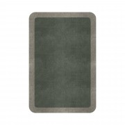 BORDER ATELIER SAGE GREEN ROUNDED EDGE AREA RUG