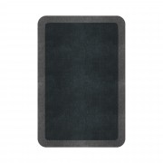 BORDER ATELIER CHARCOAL BLUE ROUNDED EDGE AREA RUG BORDER ATELIER CHARCOAL BLUE ROUNDED EDGE AREA RUG