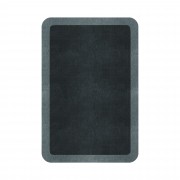 BORDER ATELIER CHARCOAL BLUE ALFOMBRA REDONDEADA BORDER ATELIER CHARCOAL BLUE ALFOMBRA REDONDEADA