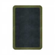 BORDER ATELIER CHARCOAL BLUE ROUNDED EDGE AREA RUG BORDER ATELIER CHARCOAL BLUE ROUNDED EDGE AREA RUG