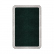 BORDER ATELIER HUNTER GREEN ROUNDED EDGE AREA RUG BORDER ATELIER HUNTER GREEN ROUNDED EDGE AREA RUG