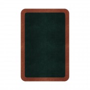 BORDER ATELIER HUNTER GREEN ROUNDED EDGE AREA RUG BORDER ATELIER HUNTER GREEN ROUNDED EDGE AREA RUG