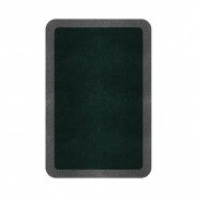 BORDER ATELIER HUNTER GREEN ROUNDED EDGE AREA RUG BORDER ATELIER HUNTER GREEN ROUNDED EDGE AREA RUG