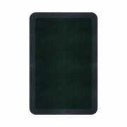 BORDER ATELIER HUNTER GREEN ROUNDED EDGE AREA RUG