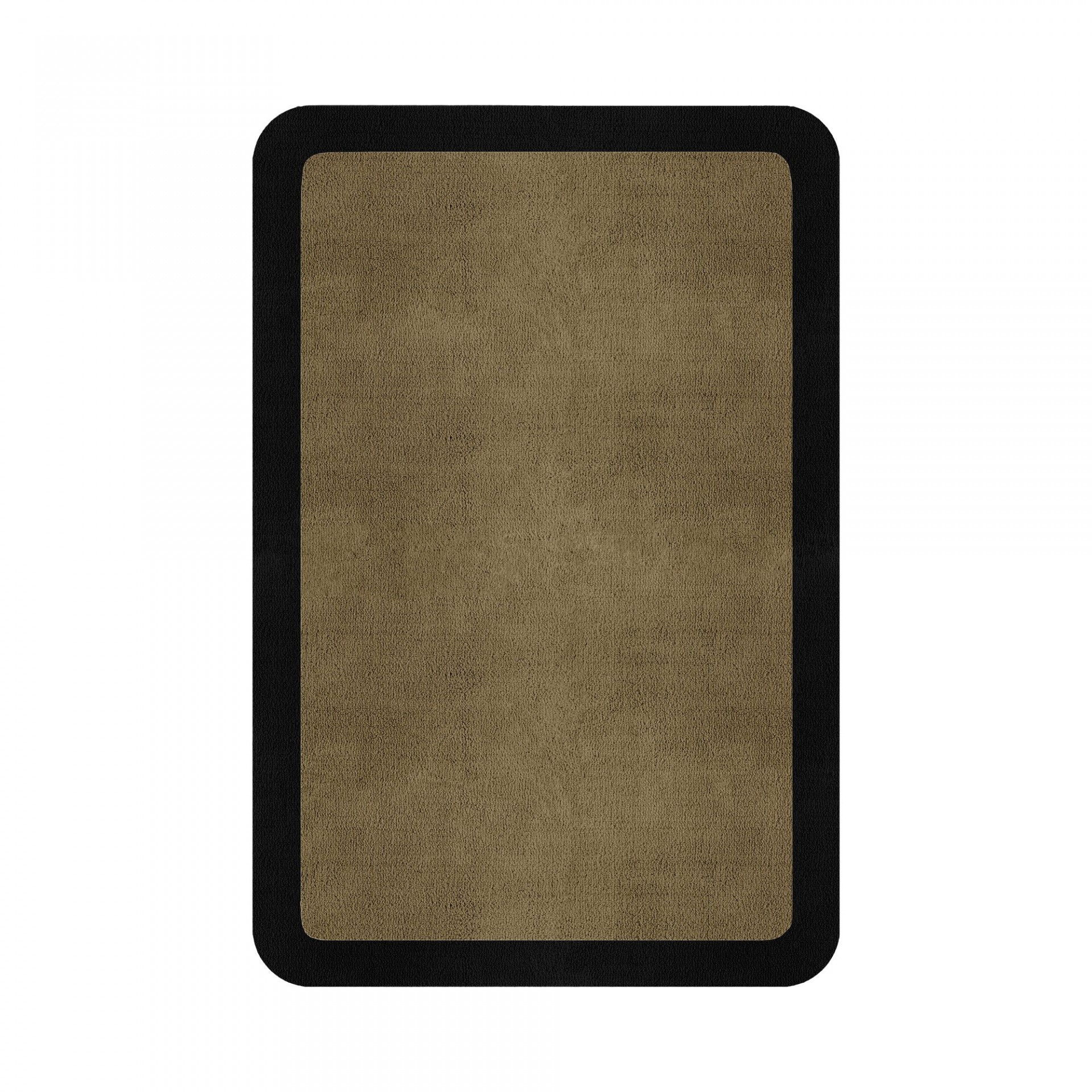 BORDER ATELIER SANDSTONE ROUNDED EDGE AREA RUG