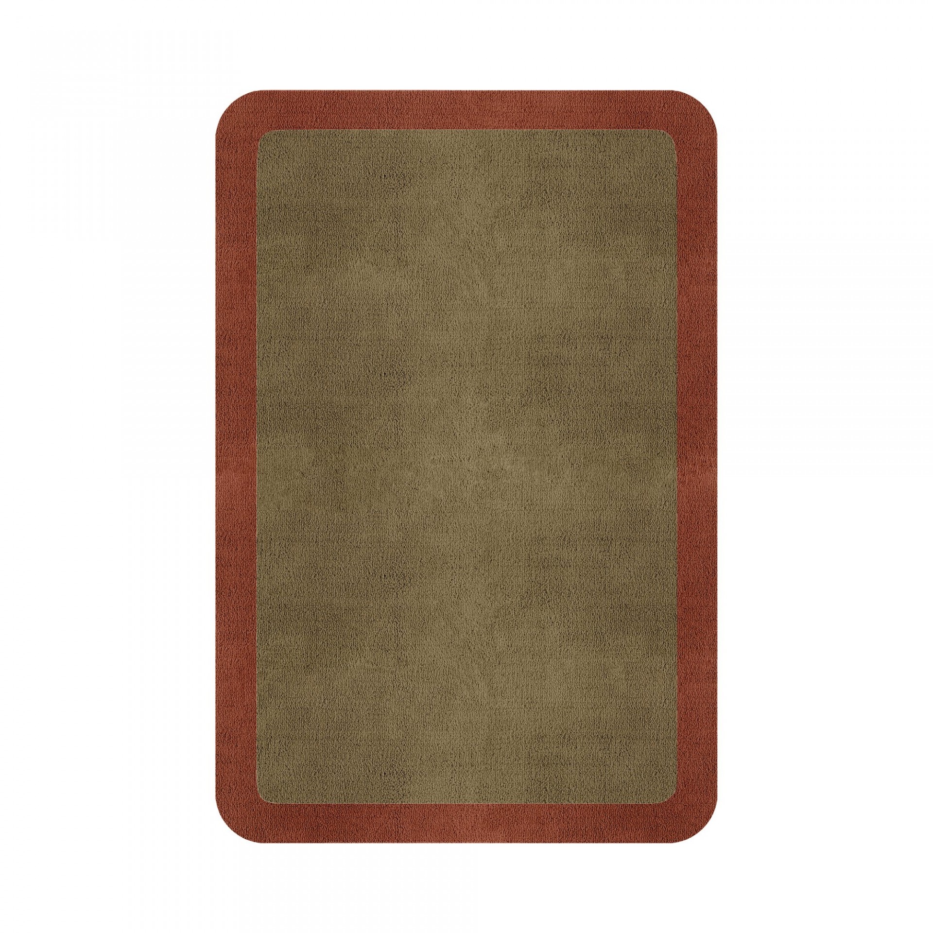 BORDER ATELIER SANDSTONE ROUNDED EDGE AREA RUG