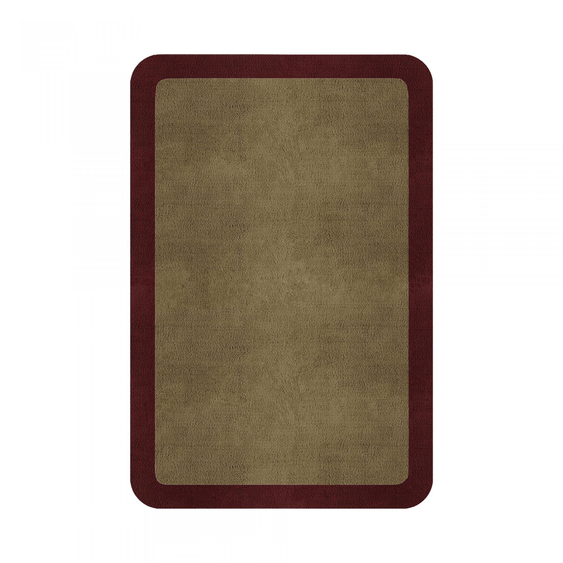 BORDER ATELIER SANDSTONE ROUNDED EDGE AREA RUG