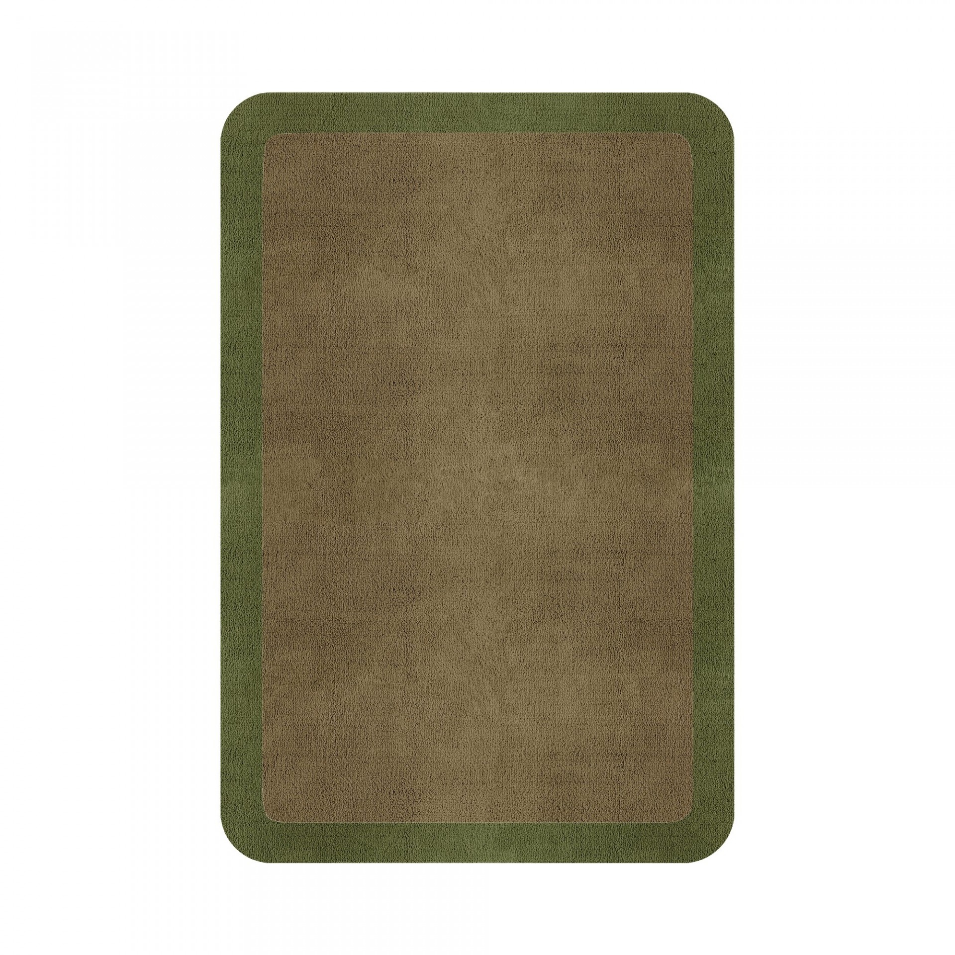 BORDER ATELIER SANDSTONE ROUNDED EDGE AREA RUG