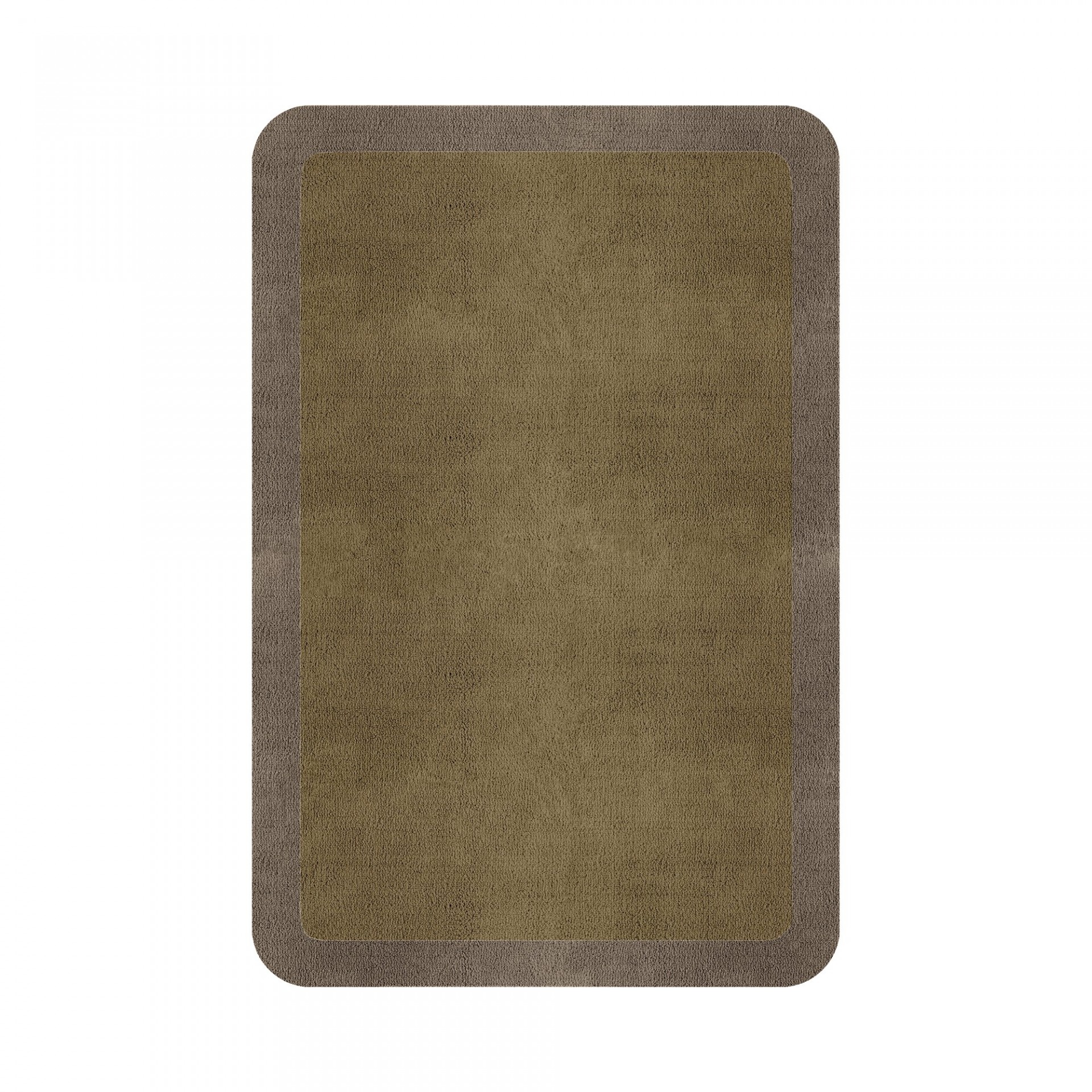 BORDER ATELIER SANDSTONE ROUNDED EDGE AREA RUG