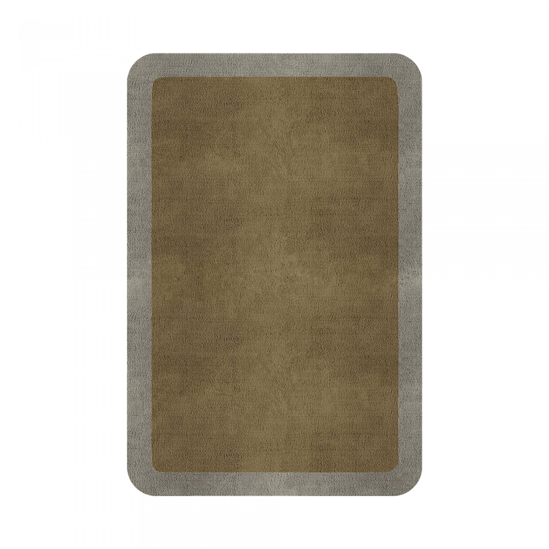 BORDER ATELIER SANDSTONE ROUNDED EDGE AREA RUG