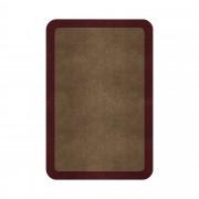 BORDER ATELIER CAMEL BROWN ROUNDED EDGE AREA RUG BORDER ATELIER CAMEL BROWN ROUNDED EDGE AREA RUG