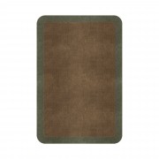 BORDER ATELIER CAMEL BROWN ROUNDED EDGE AREA RUG BORDER ATELIER CAMEL BROWN ROUNDED EDGE AREA RUG