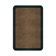 BORDER ATELIER CAMEL BROWN ROUNDED EDGE AREA RUG BORDER ATELIER CAMEL BROWN ROUNDED EDGE AREA RUG