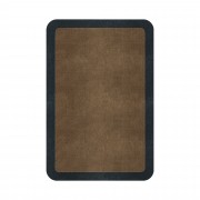 BORDER ATELIER CAMEL BROWN ROUNDED EDGE AREA RUG BORDER ATELIER CAMEL BROWN ROUNDED EDGE AREA RUG