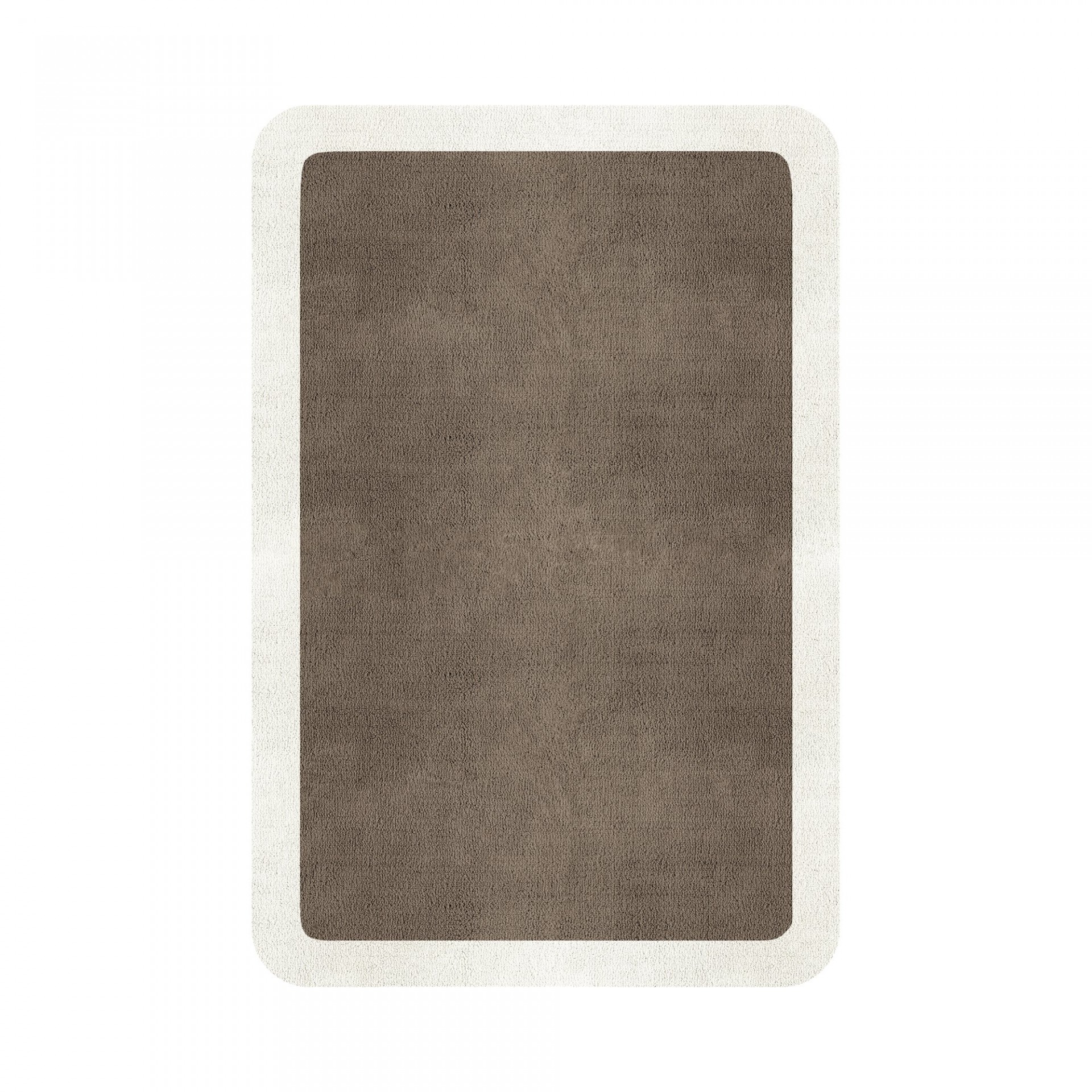 BORDER ATELIER TAUPE TAPETE CANTOS REDONDOS