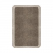 BORDER ATELIER TAUPE ROUNDED EDGE AREA RUG BORDER ATELIER TAUPE ROUNDED EDGE AREA RUG