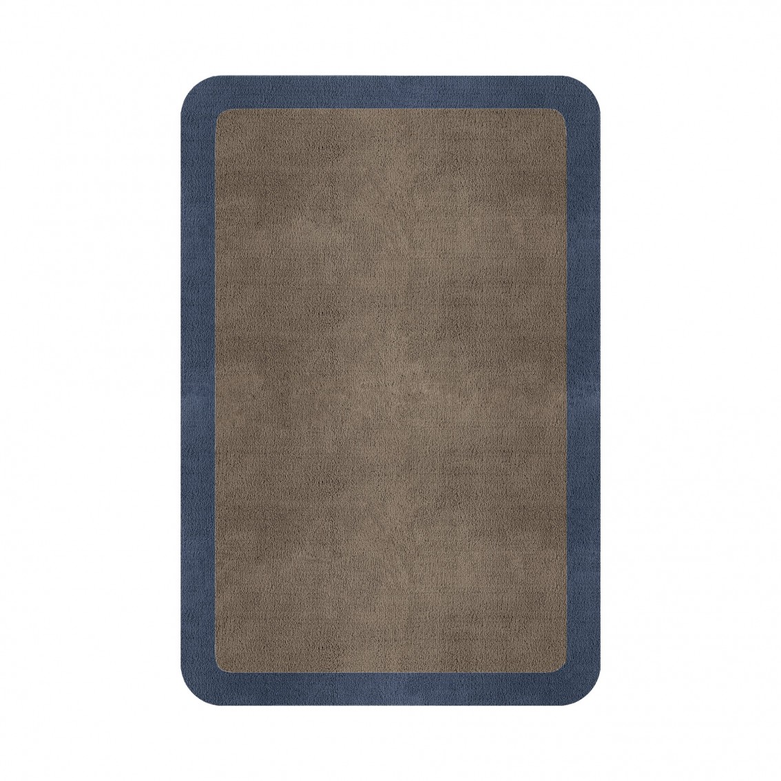 BORDER ATELIER TAUPE ROUNDED EDGE AREA RUG