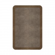 BORDER ATELIER TAUPE ROUNDED EDGE AREA RUG BORDER ATELIER TAUPE ROUNDED EDGE AREA RUG