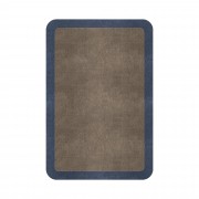 BORDER ATELIER TAUPE ROUNDED EDGE AREA RUG