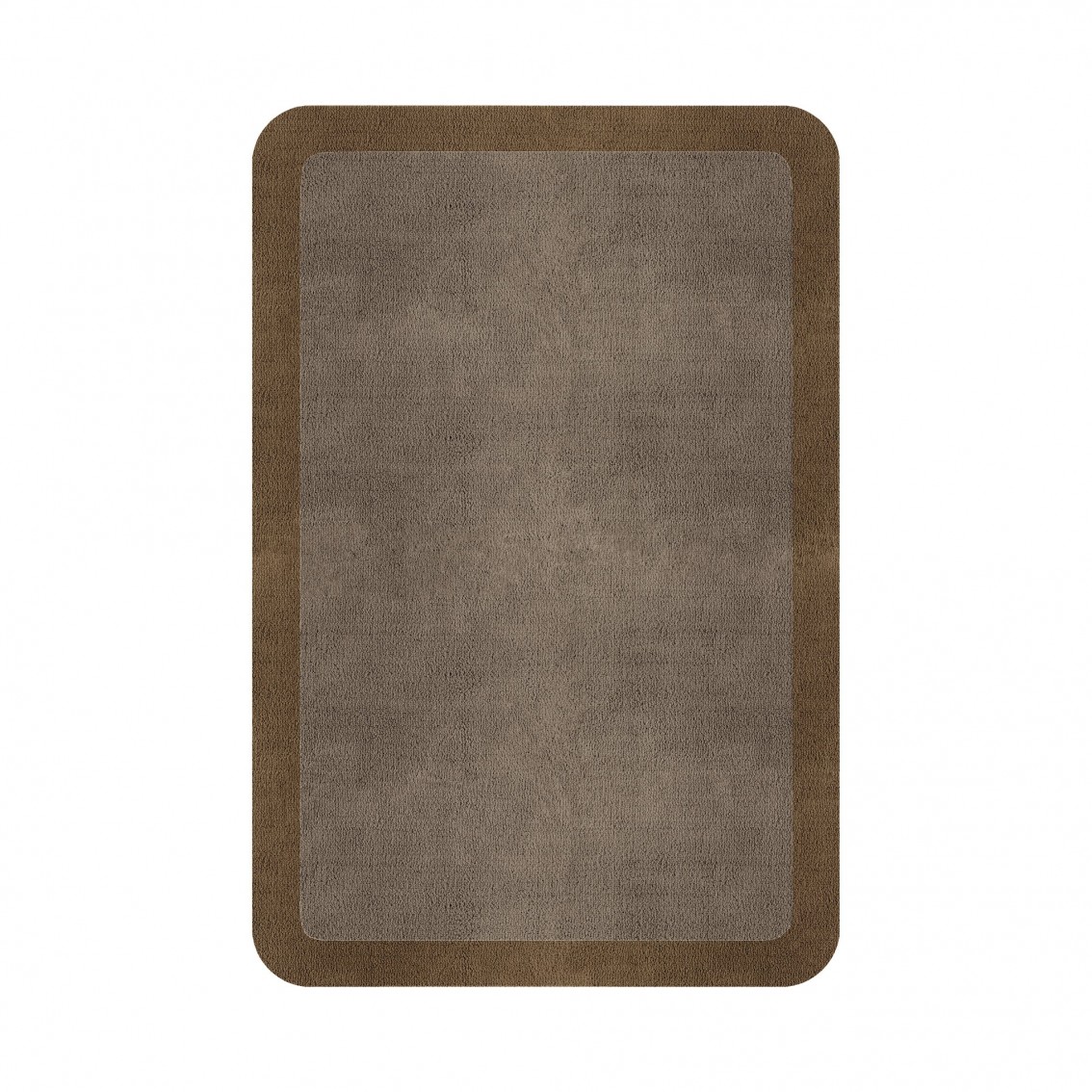 BORDER ATELIER TAUPE ROUNDED EDGE AREA RUG BORDER ATELIER TAUPE ROUNDED EDGE AREA RUG