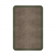BORDER ATELIER TAUPE ROUNDED EDGE AREA RUG BORDER ATELIER TAUPE ROUNDED EDGE AREA RUG