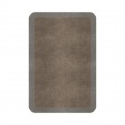 BORDER ATELIER TAUPE ROUNDED EDGE AREA RUG