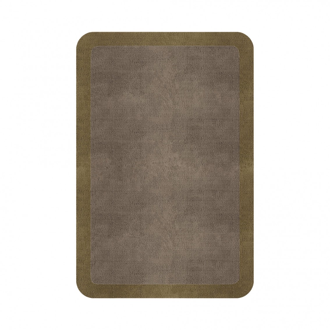 BORDER ATELIER TAUPE ROUNDED EDGE AREA RUG BORDER ATELIER TAUPE ROUNDED EDGE AREA RUG
