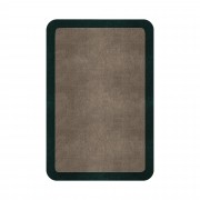 BORDER ATELIER TAUPE ROUNDED EDGE AREA RUG