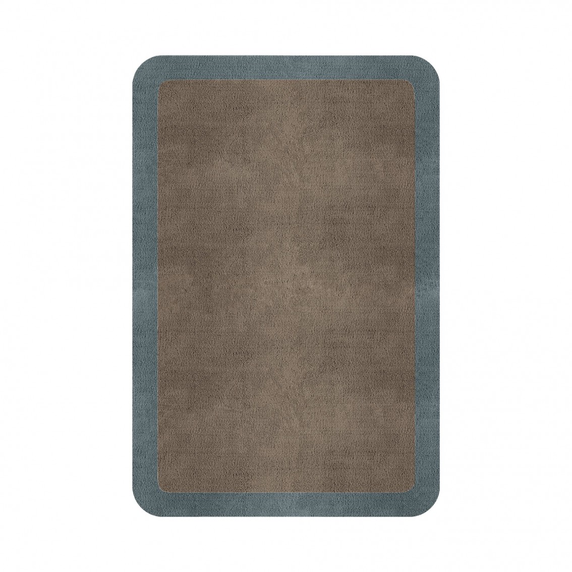 BORDER ATELIER TAUPE ROUNDED EDGE AREA RUG BORDER ATELIER TAUPE ROUNDED EDGE AREA RUG