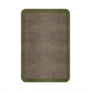 BORDER ATELIER TAUPE ROUNDED EDGE AREA RUG BORDER ATELIER TAUPE ROUNDED EDGE AREA RUG