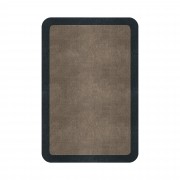BORDER ATELIER TAUPE ROUNDED EDGE AREA RUG BORDER ATELIER TAUPE ROUNDED EDGE AREA RUG