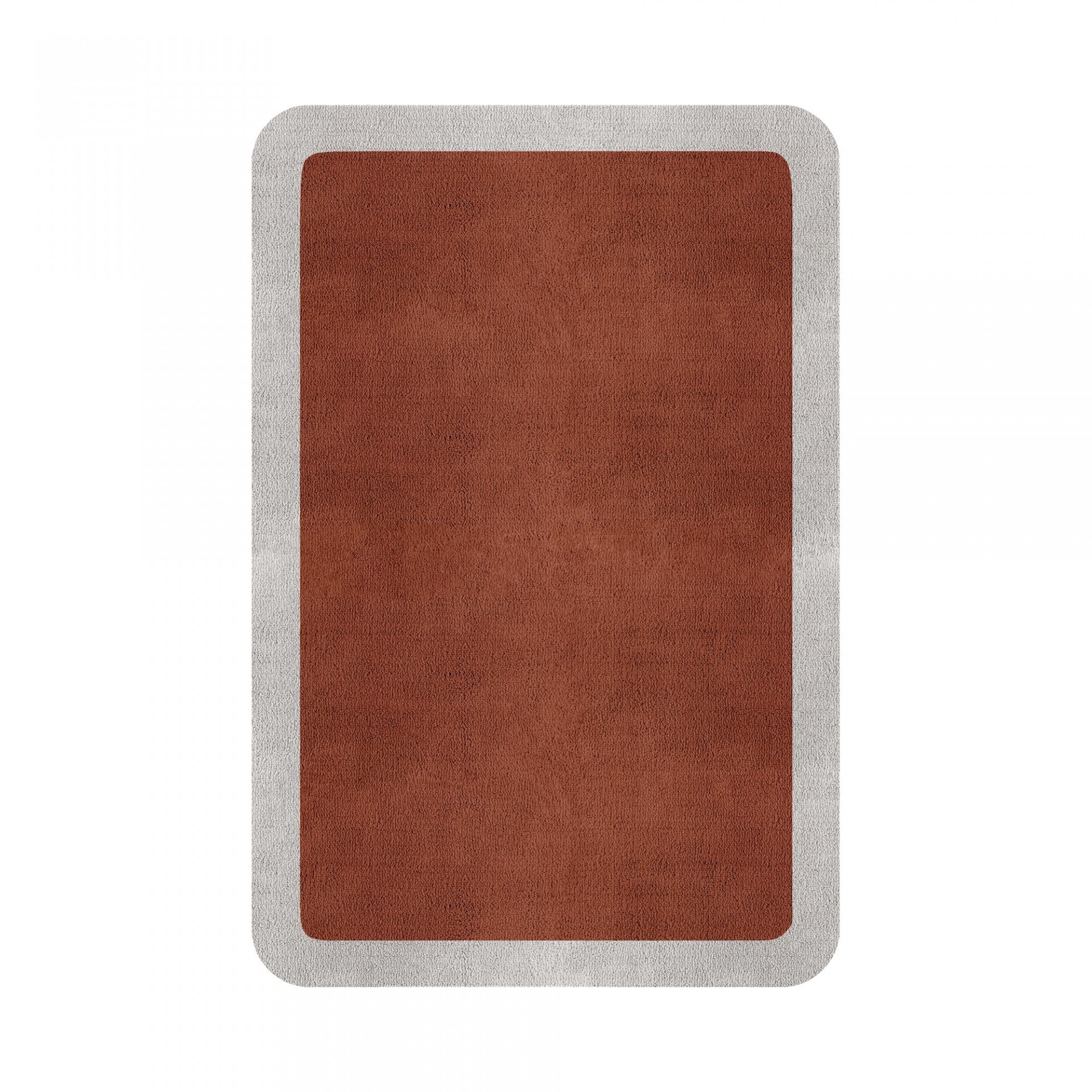 BORDER ATELIER CLAY ROUNDED EDGE AREA RUG