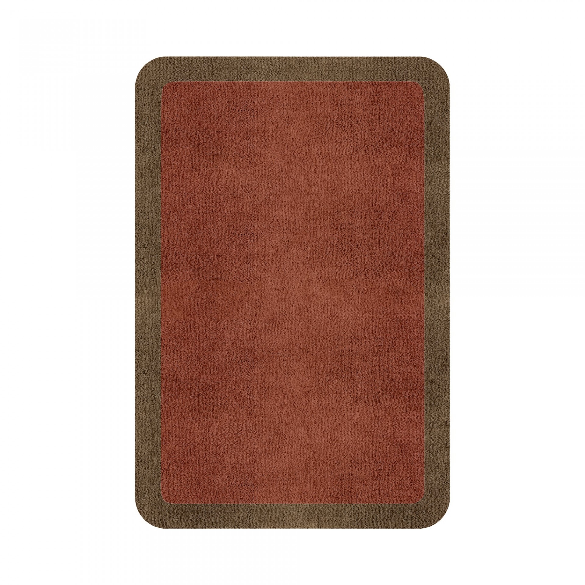 BORDER ATELIER CLAY ROUNDED EDGE AREA RUG