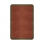 BORDER ATELIER CLAY ROUNDED EDGE AREA RUG BORDER ATELIER CLAY ROUNDED EDGE AREA RUG