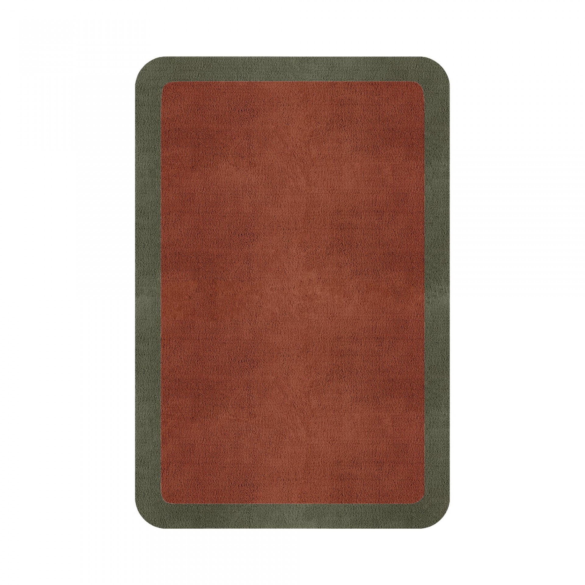 BORDER ATELIER CLAY ROUNDED EDGE AREA RUG