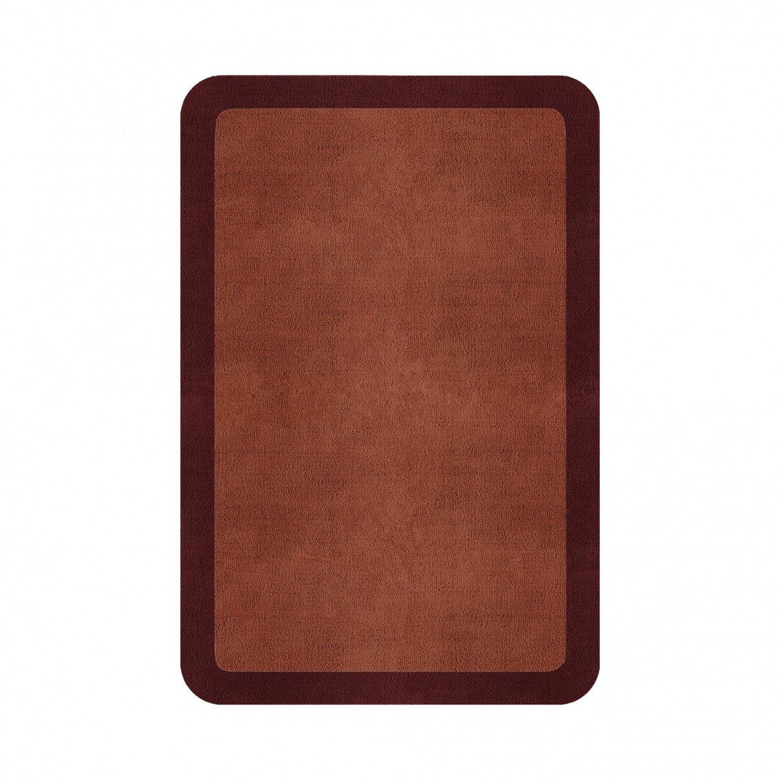 BORDER ATELIER CLAY ROUNDED EDGE AREA RUG BORDER ATELIER CLAY ROUNDED EDGE AREA RUG