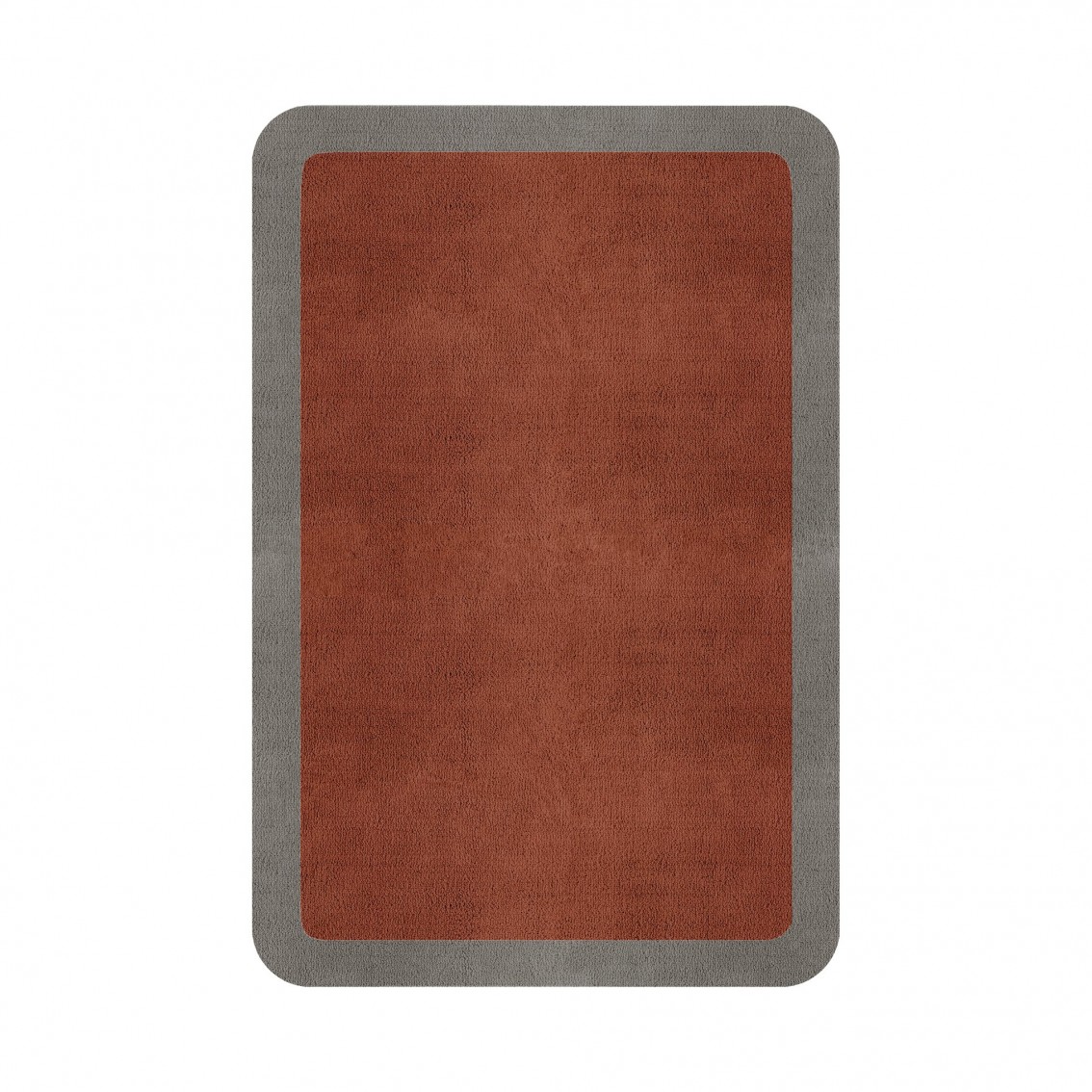 BORDER ATELIER CLAY ROUNDED EDGE AREA RUG BORDER ATELIER CLAY ROUNDED EDGE AREA RUG