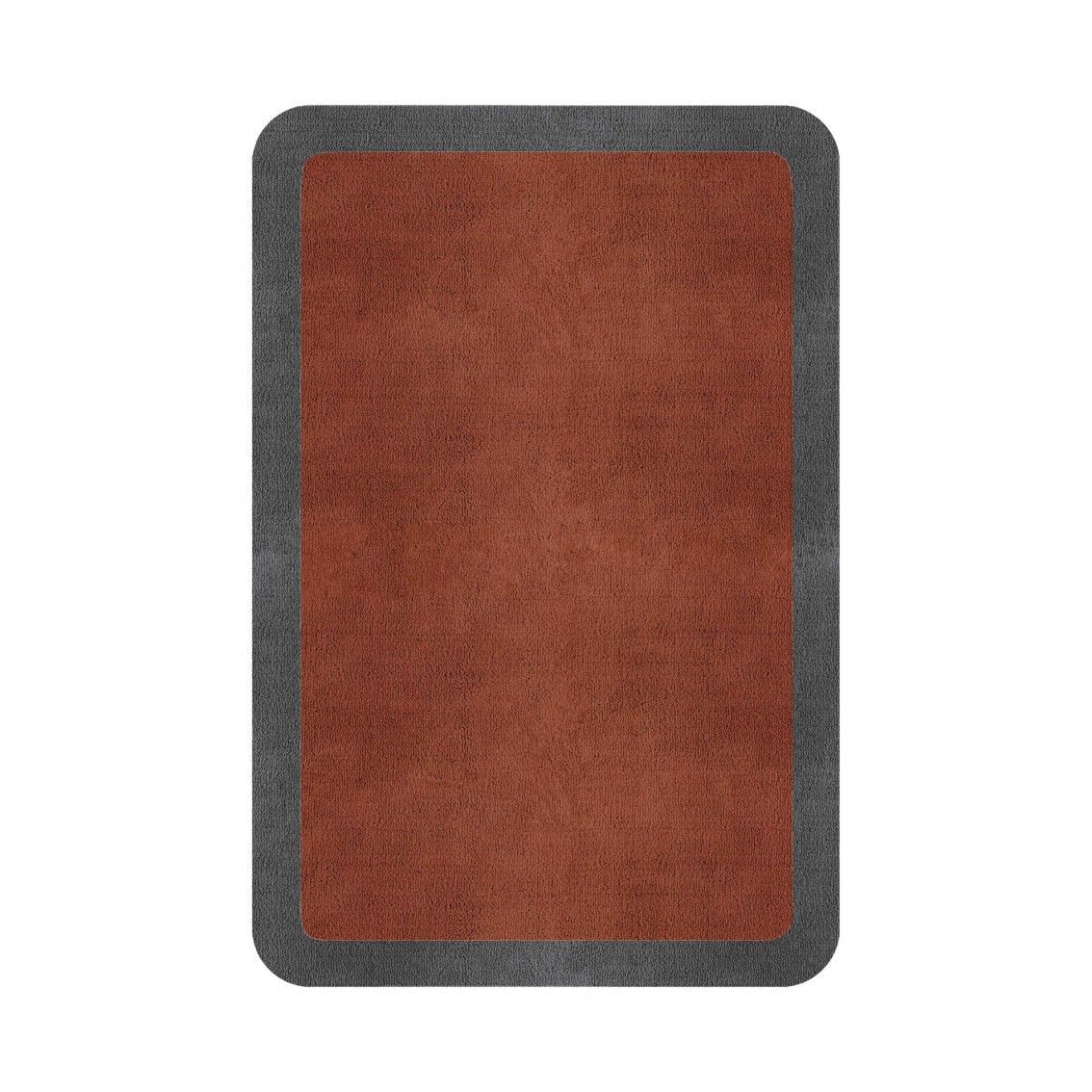 BORDER ATELIER CLAY ROUNDED EDGE AREA RUG BORDER ATELIER CLAY ROUNDED EDGE AREA RUG