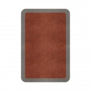 BORDER ATELIER CLAY ROUNDED EDGE AREA RUG BORDER ATELIER CLAY ROUNDED EDGE AREA RUG