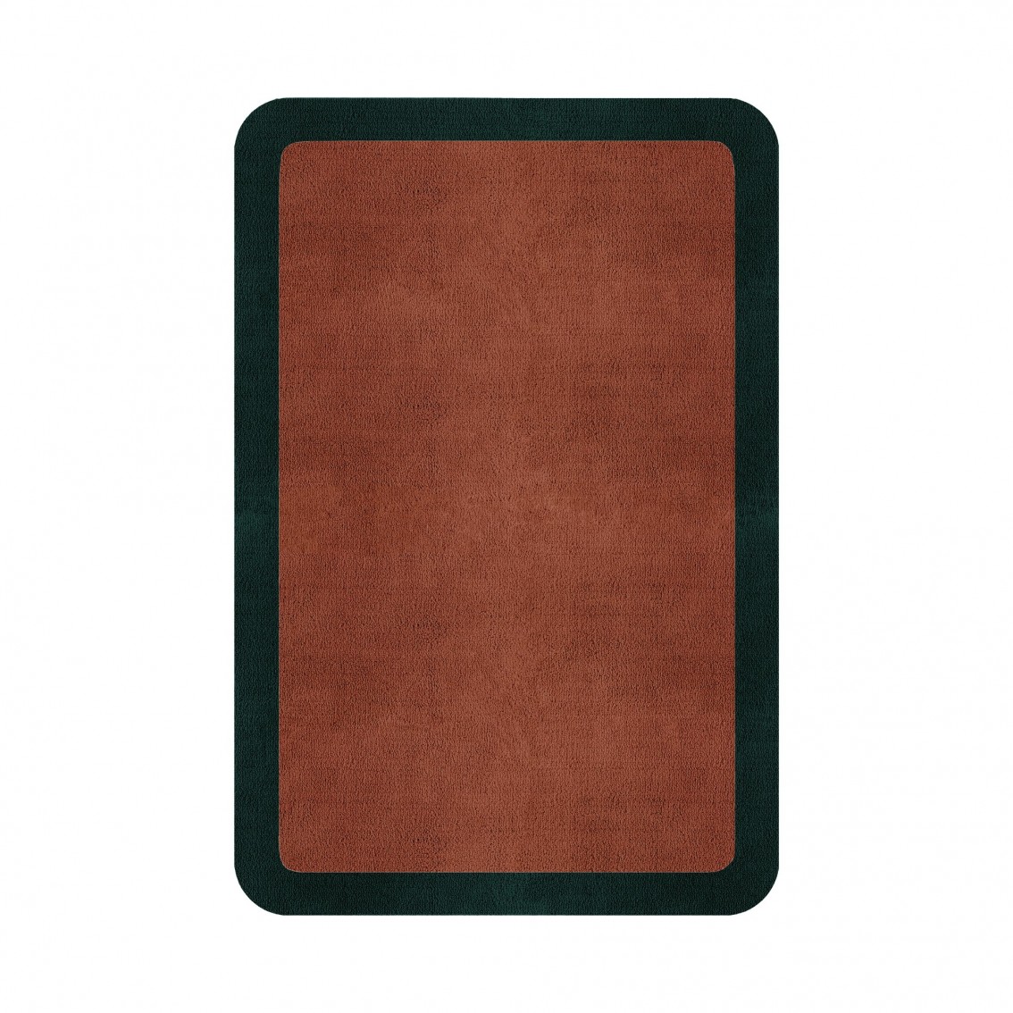 BORDER ATELIER CLAY ROUNDED EDGE AREA RUG BORDER ATELIER CLAY ROUNDED EDGE AREA RUG