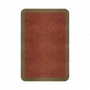 BORDER ATELIER CLAY ROUNDED EDGE AREA RUG BORDER ATELIER CLAY ROUNDED EDGE AREA RUG
