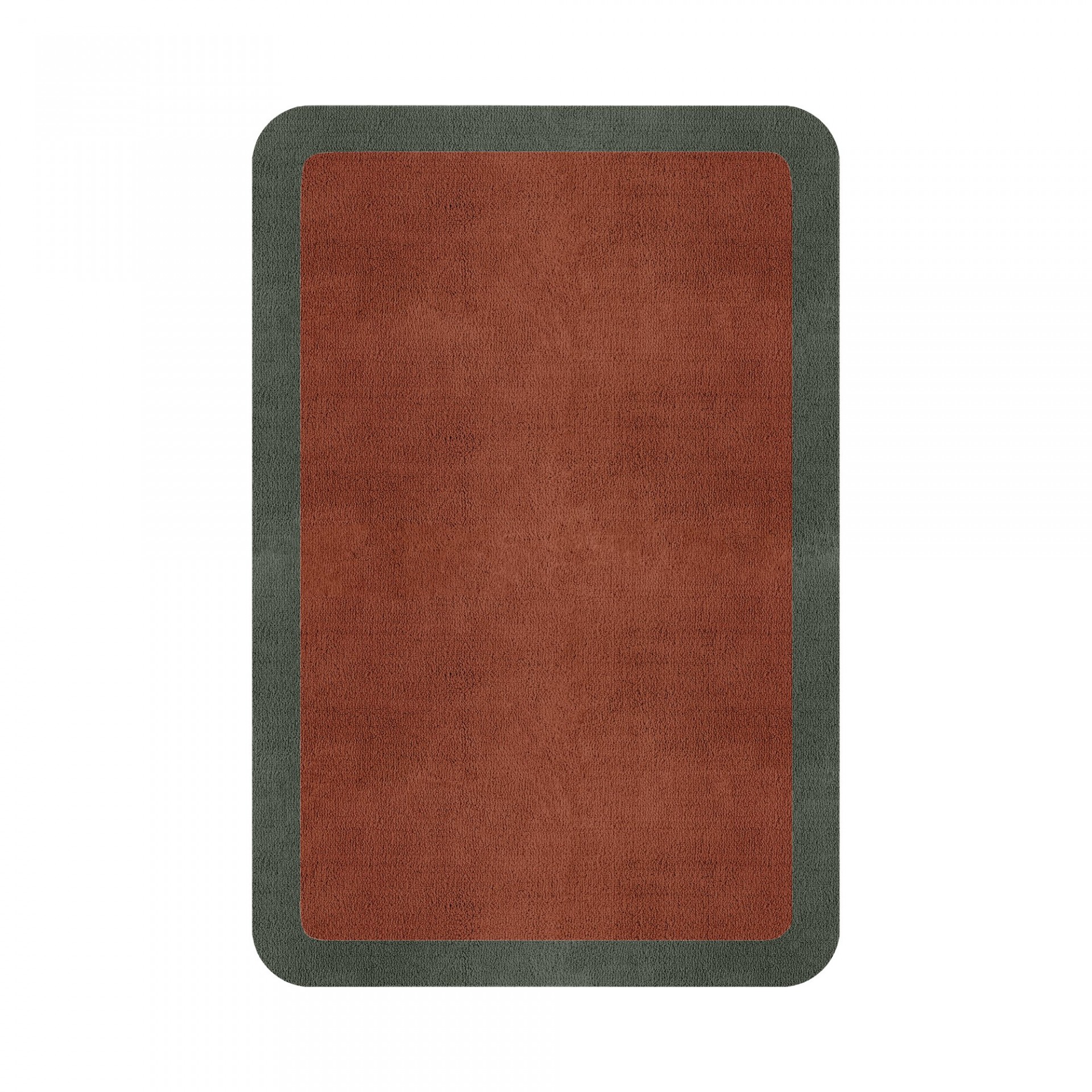 BORDER ATELIER CLAY ROUNDED EDGE AREA RUG