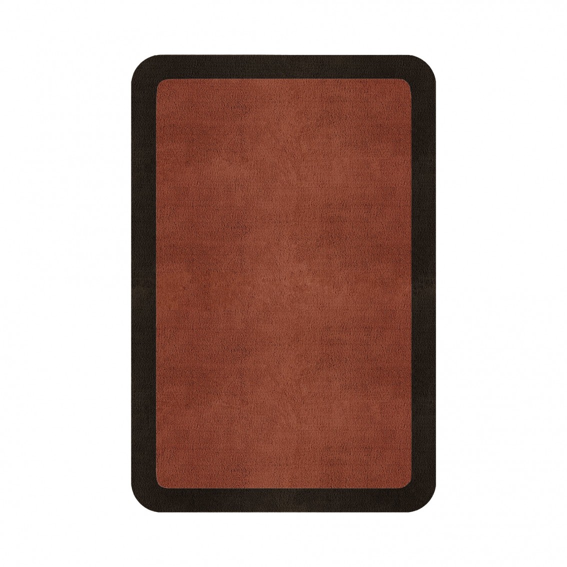 BORDER ATELIER CLAY ROUNDED EDGE AREA RUG BORDER ATELIER CLAY ROUNDED EDGE AREA RUG